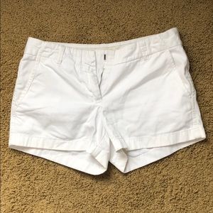 White J.Crew shorts